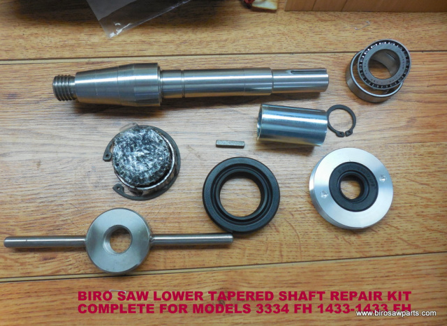 Tapered Lower Shaft Complete Rebuilding Kit For Biro 3334FH Saw